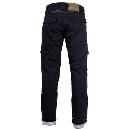 GREAT BIKERS GEAR Kevlar Trousers with Kevlar Aramid Lining, Knee Pad, Motorbike Trousers for Men