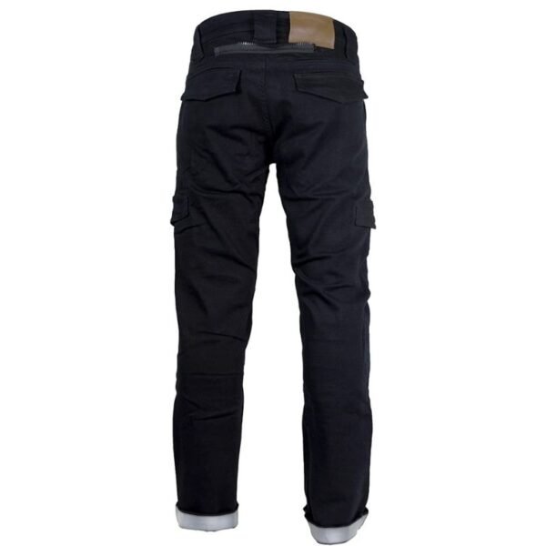 GREAT BIKERS GEAR Kevlar Trousers with Kevlar Aramid Lining, Knee Pad, Motorbike Trousers for Men