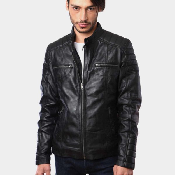 Mens Fashion Bikers Real Leather Jacket