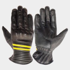 Retro Style Leather Motorcycle Gloves