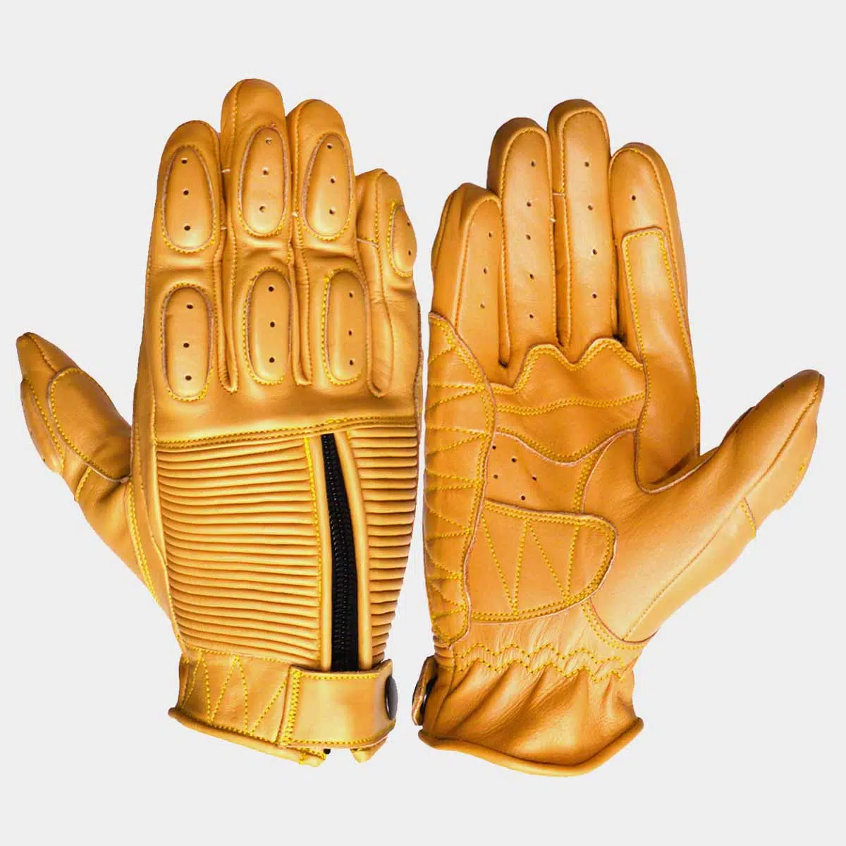 Bobber Cafe Racer Motorcycle Gloves - Image 2