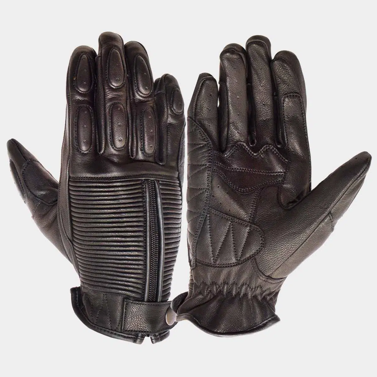 Bobber Cafe Racer Motorcycle Gloves - Image 3