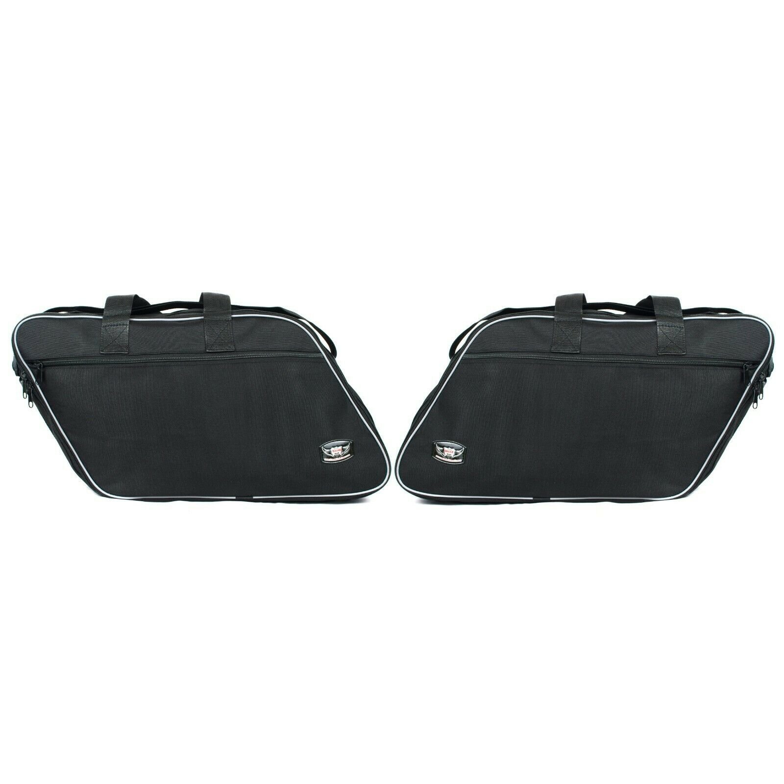 GREAT BIKERS GEAR – Set Di 2 Borse Interne In Cordura Per BMW R1200GS Adventure, Tasche Fodero Per Valigie Laterali In Alluminio, Nero