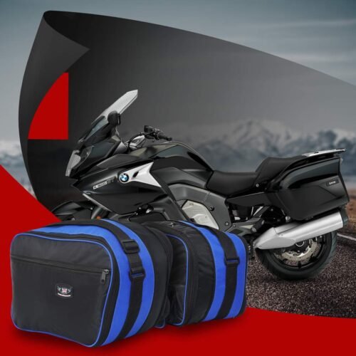 Blue Black Panier Bag BMW K1600GT And GTL Post 3 web