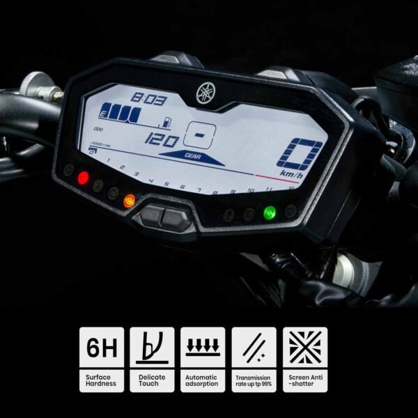 YAMAHA MT-07 FZ-07 MT 07 FZ 07 Moto Cluster Scratch Speedometer Film Screen