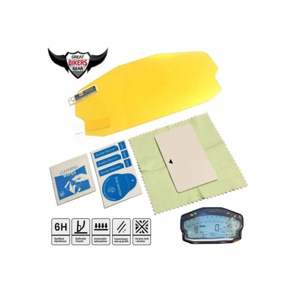 2 x DUCATI STREETFIGHTER 2009 Dashboard Screen Protector Ultra-Clear