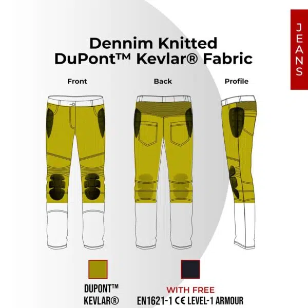 LUCA Kevlar Motorcycle Jeans for Men