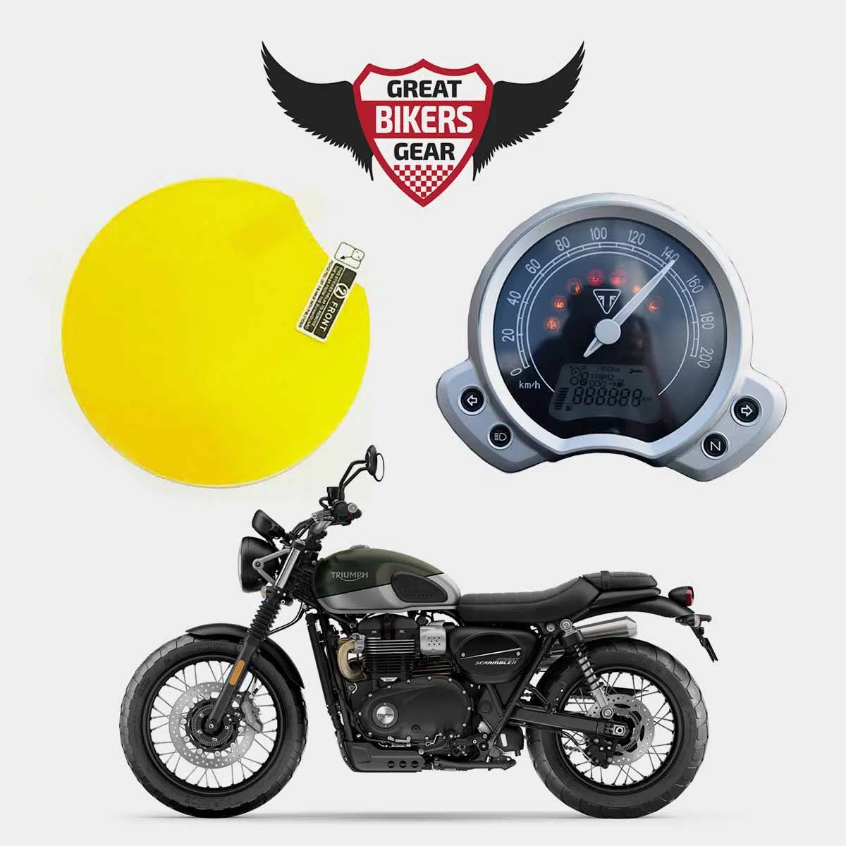 Dashboard Screen Protector for Triumph Twin 900