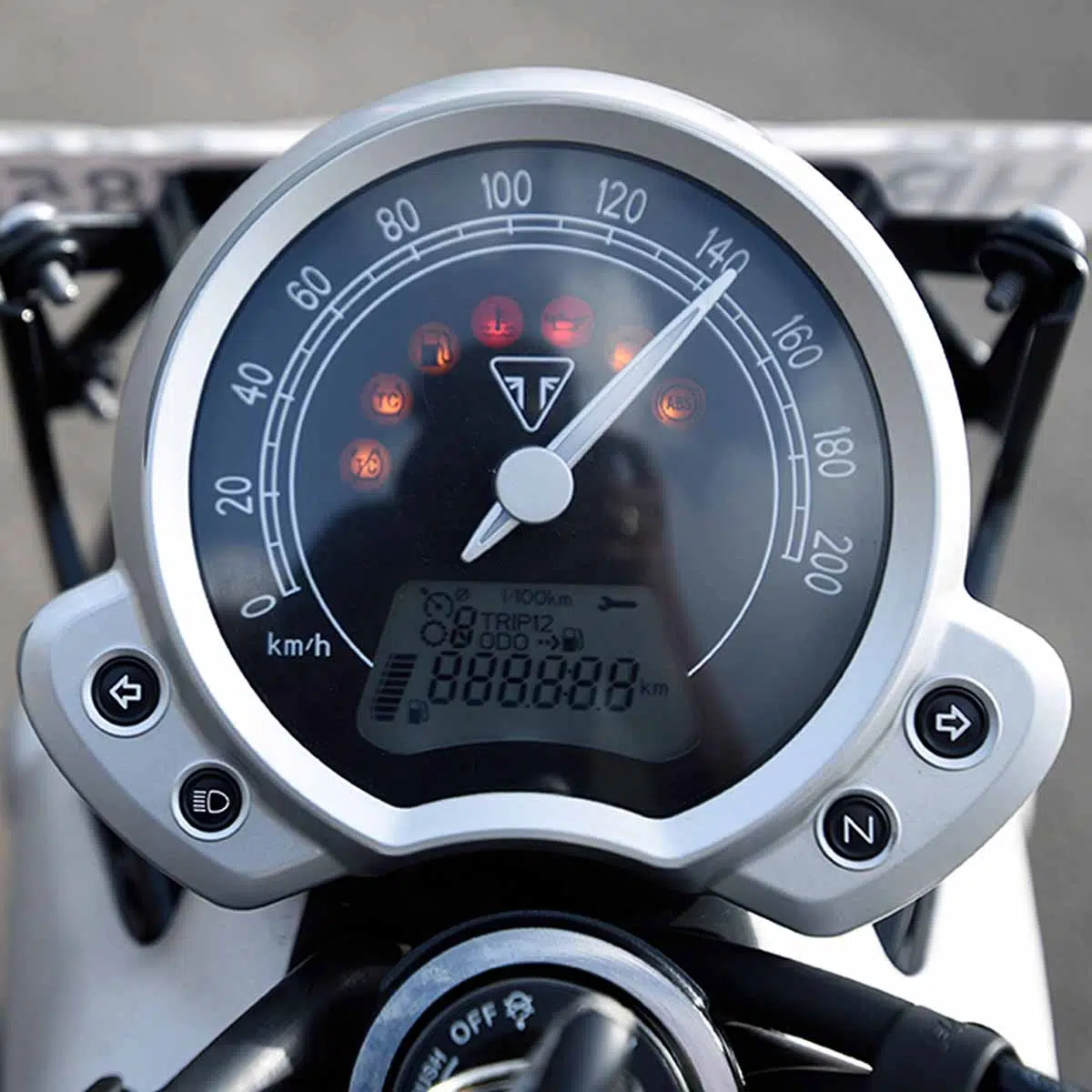 Dashboard Screen Protector for Triumph Twin 900