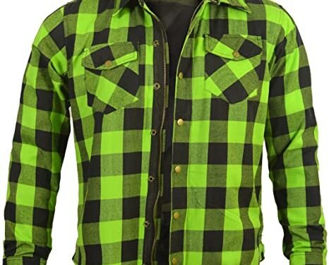 Kevlar Motorcycle Shirt Fully Reinforced with Protective Aramid Lining