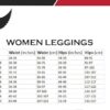 Kevlar Women Leggings Size Chart