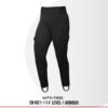 Legging Moto Femme Claudia V2 Kevlar Taille Haute Plissés Legging Moto Femme Claudia V2 Kevlar Taille Haute Plissés