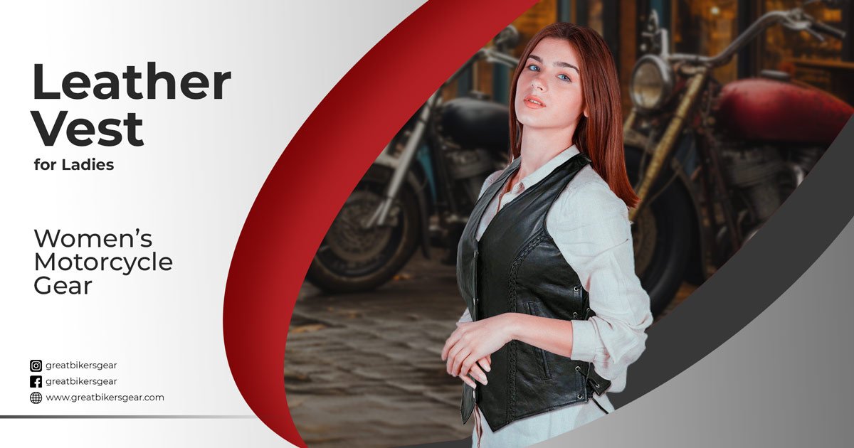 Ladies Leather Vest