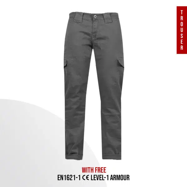 Kevlar Motorcycle Trousers Grey