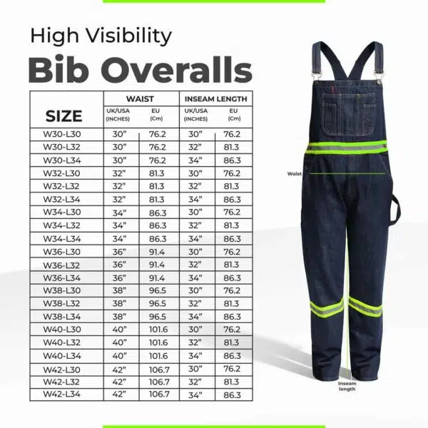 Size Chart Green
