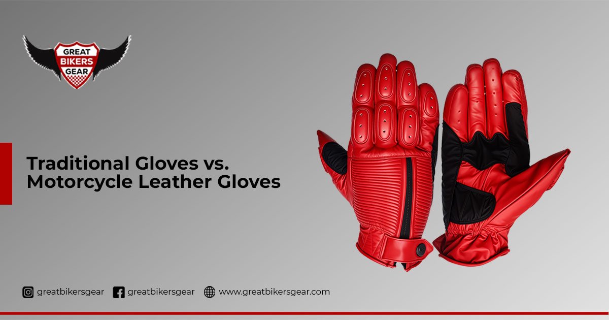 Motorcycle Leather Gloves