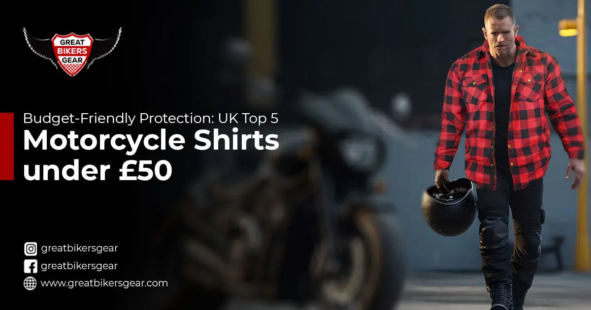 Top 5 Motorcycle shirts under 50 pounds
