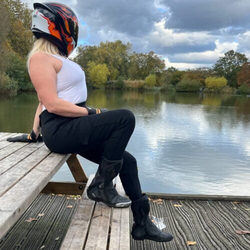 Ladies Motorcycle cargo leggings