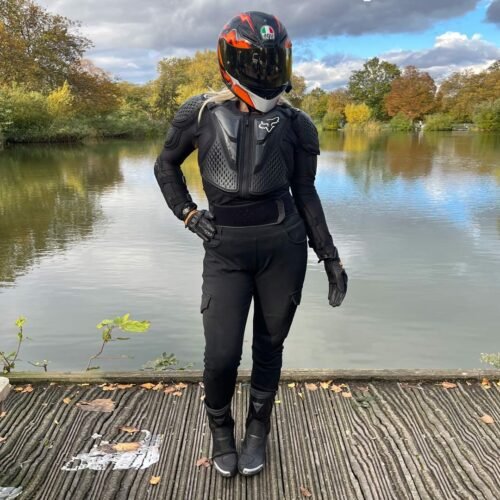 Ladies Motorcycle cargo leggings