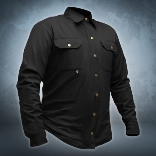 Black Throttle kevlar shirt1