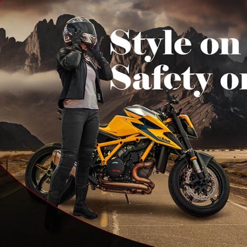 Ribbed Knee Motorcycle kevlar leggings