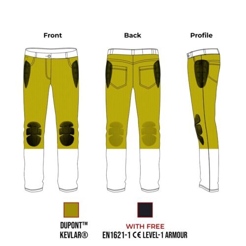 Motorcycle Kevlar Jeans for men