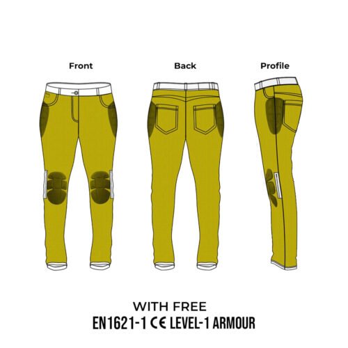 Kevlar Motorcycle Jeans for Ladies